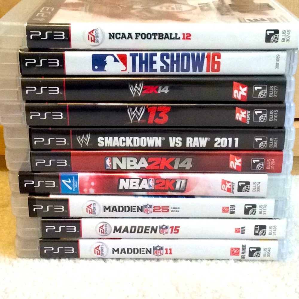 Sports Bundle of PS3 Games (or individual)